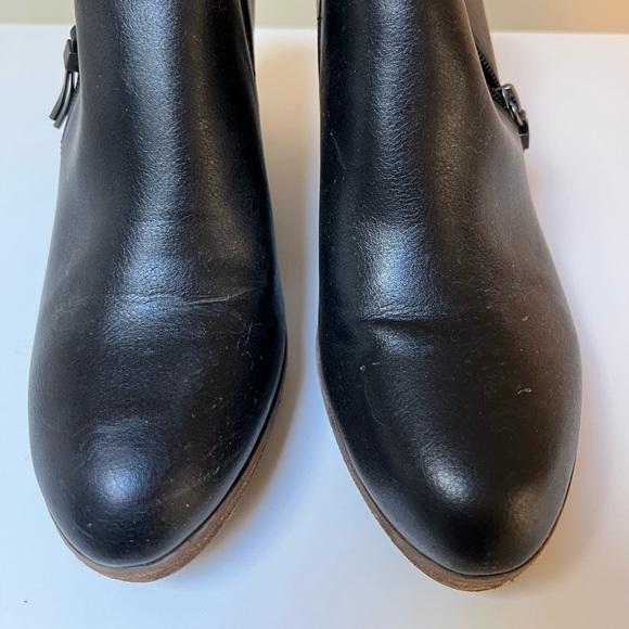 Dr Scholl’s Black Headline Wedge Heel Boot Side Zipper Women’s Size 10M - Picture 8 of 8